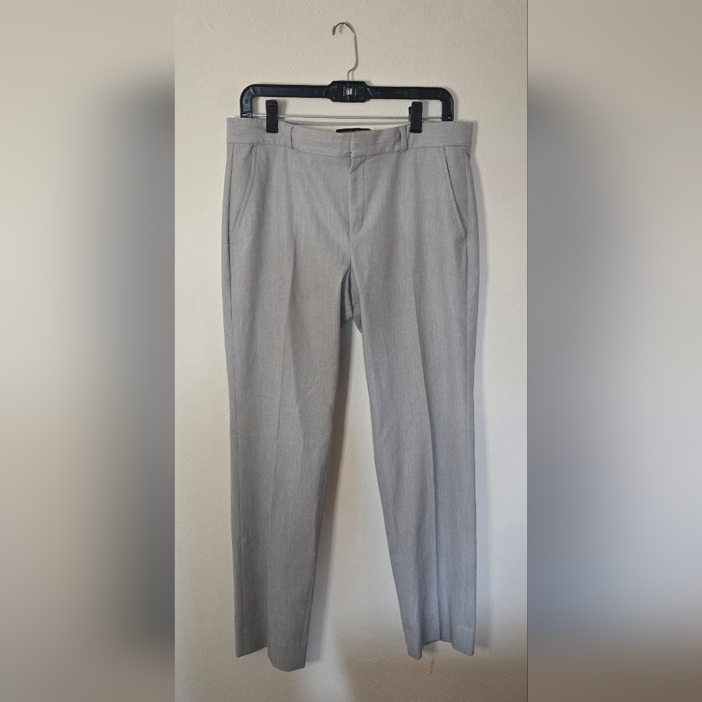 Banana Republic Ryan Gray Tailored Work Office Pants Career Slacks Size 8
